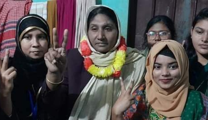 দেওখোলা উপ-নির্বাচনে নৌকা নিয়ে নির্বাচিত হয়েছেন ফরিদা ইয়াছমিন নিশি