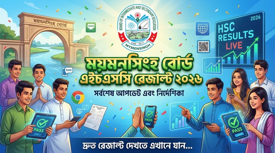 ময়মনসিংহ বোর্ড এইচএসসি রেজাল্ট ২০২৬